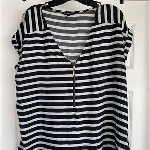Black and white strip shirt